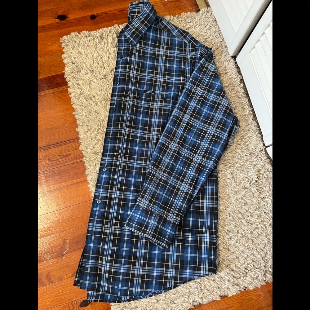 Chaps Men Button Up Shirt size XXL